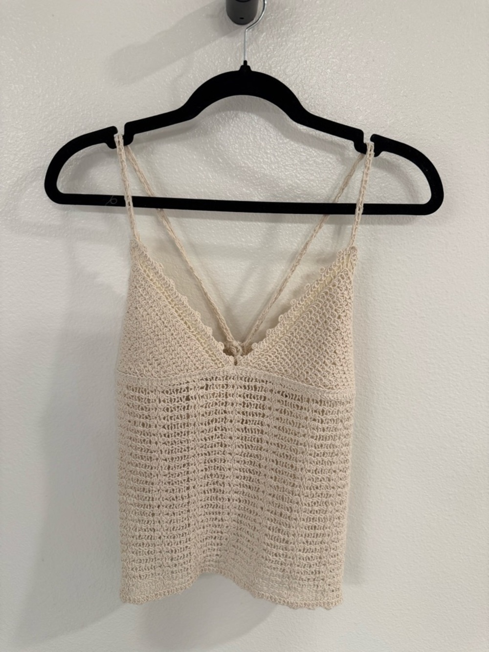 Crochet V-Neck Tank Top